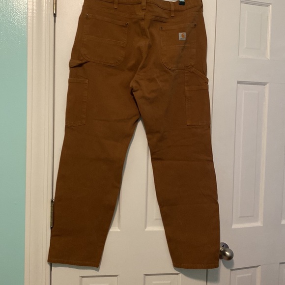 Carhartt woman’s sable carpenter jeans size 18 tall - Picture 2 of 4